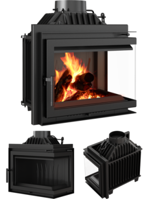 Kominek powietrzny żeliwny KRATKI SIMPLE prawy BS 8 kW ? 180