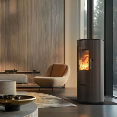 Piec stalowy koza ILDNORD LOKI 5,5kW Ø 150