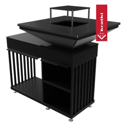 Palenisko QUADRUM z grillem horizontal