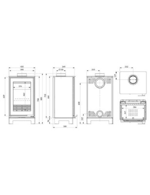 Piec wolnostojący KAWMET VENUS S16 Basic ECO