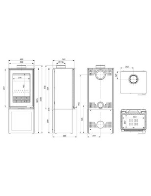 Piec wolnostojący KAWMET VENUS S16 S-BOX ECO