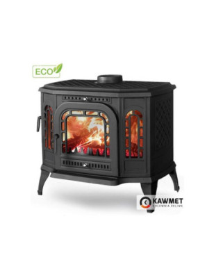 Piec wolnostojący żeliwny KAWMET P7 LB (10 5 kW) ECO z bocznym załadunkiem