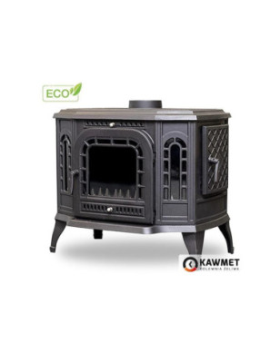 Piec wolnostojący żeliwny KAWMET P7 PB (10,5 kW) ECO z bocznym załadunkiem