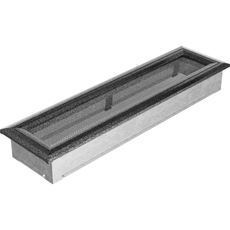 Kratka kominkowa OSKAR czarno-srebrna 11x42 Kratka kominkowa OSKAR czarno-srebrna 11x42