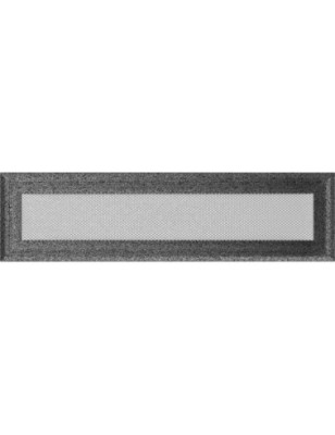 Kratka kominkowa OSKAR czarno-srebrna 11x42