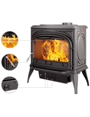 Piec wolnostojący KAWMET Premium SPHINX S6 ECO