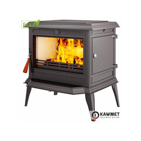 Piec wolnostojący KAWMET Premium ATHENA S12 ECO z bocznym załadunkiem
