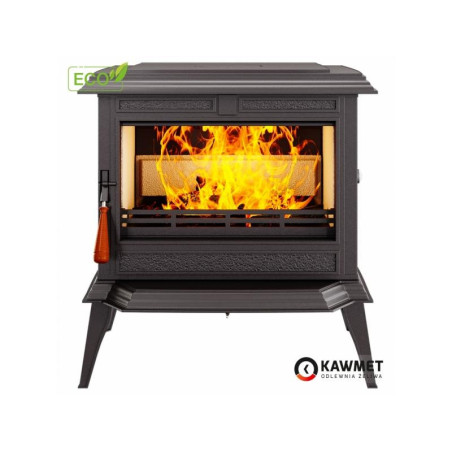 Piec wolnostojący KAWMET Premium ATHENA S12 ECO z bocznym załadunkiem