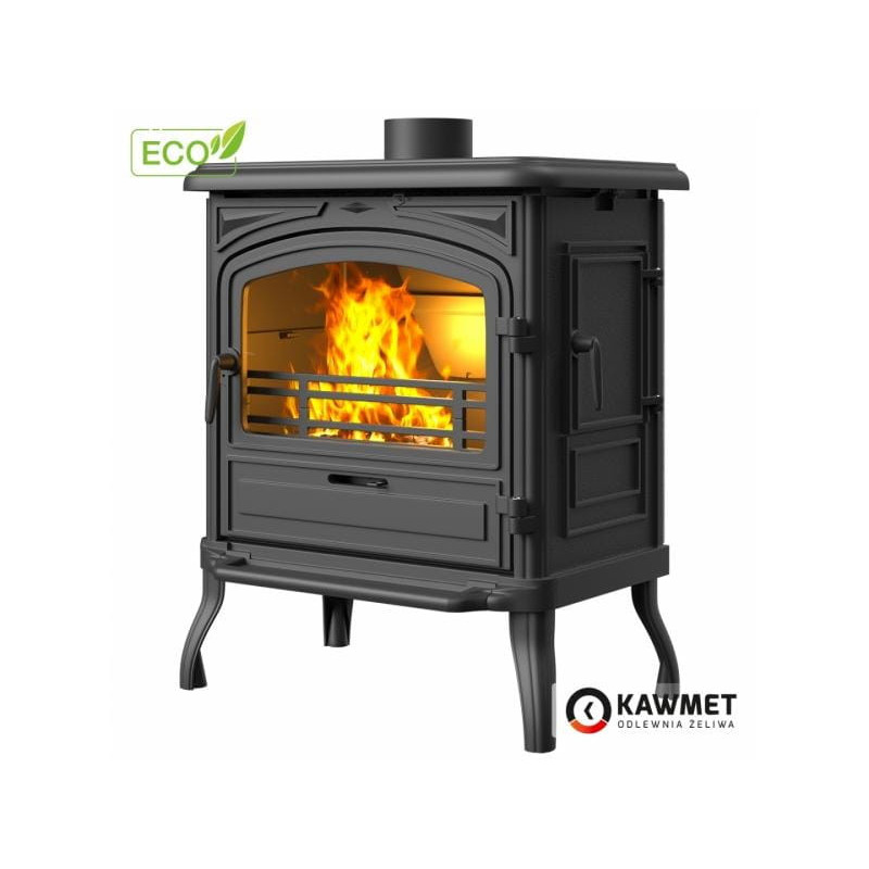 Piec wolnostojący KAWMET Premium EOS S13 ECO z bocznym załadunkiem Piec wolnostojący KAWMET Premium EOS S13 ECO z bocznym załadunkiem