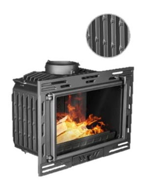 Wkład kominkowy żeliwny W9 (9 8 kW) ECO