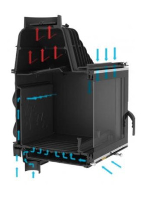 Wkład kominkowy żeliwny W15 (9 4 kW) ECO