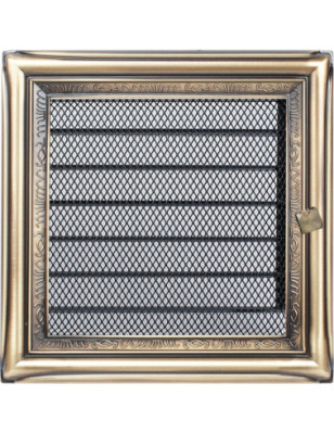Kratka kominkowa RUSTYKALNA z żaluzją 17/17