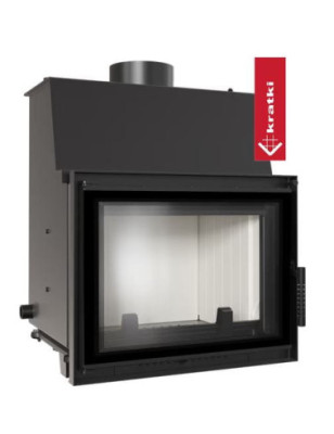 Kominek z płaszczem wodnym KRATKI ZUZIA DECO 12 kW z akcesoriami