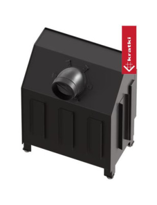 Kominek KRATKI ZIBI ECO 9 9 kW Ø 180 ZESTAW