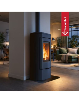 Piec żeliwny koza KRATKI K12 fi 130 6 kW