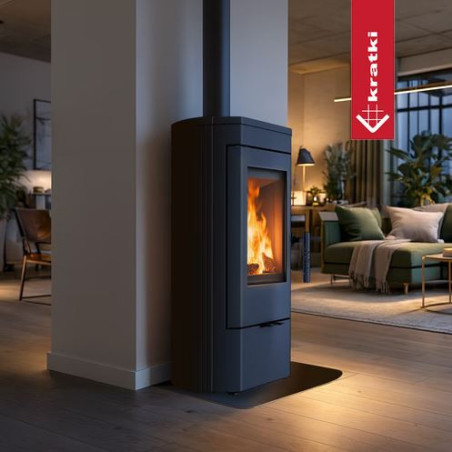 Piec żeliwny koza KRATKI K12 fi 130 6 kW
