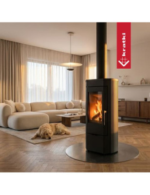 Piec żeliwny koza KRATKI K12 fi 130 6 kW