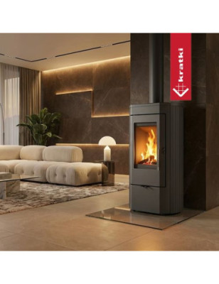 Piec żeliwny koza KRATKI K12 fi 130 6 kW