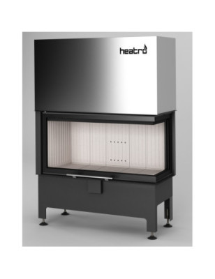 Wkład kominkowy narożny prawy gilotyna HEATRO 81PH