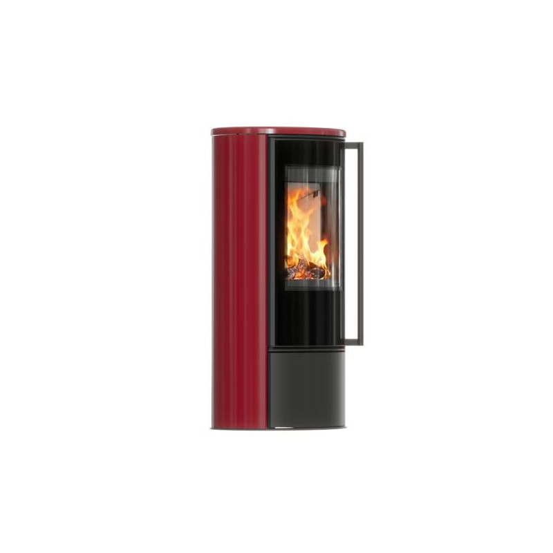 Piec stalowy ERIK Ø 150 5,5 kW kafel bordowy, pokrywa z kafli Piec stalowy ERIK Ø 150 5,5 kW kafel bordowy, pokrywa z kafli