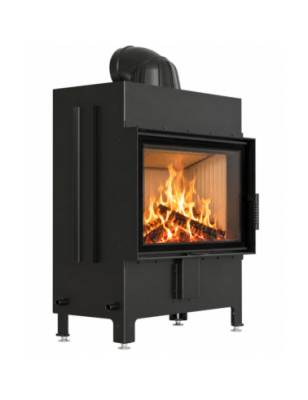 Kominek powietrzny stalowy KRATKI LUCY 14 kW Ø 200