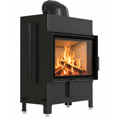 Kominek powietrzny stalowy KRATKI LUCY 14 kW Ø 200