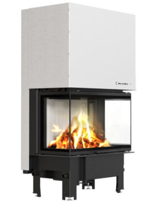 Kominek KRATKI REGNOR 800/400 8 kW Ø 200 3-szybowy CAŁY ZESTAW