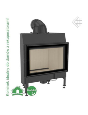 Kominek powietrzny stalowy NADIA 12 kW fi 200