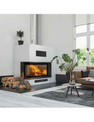 Kominek powietrzny stalowy KRATKI MBM BS 10 kW FI 200