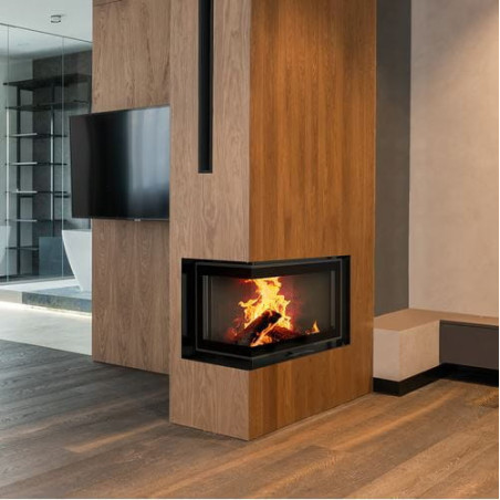 Kominek powietrzny stalowy KRATKI MBM BS 10 kW FI 200 Gilotyna
